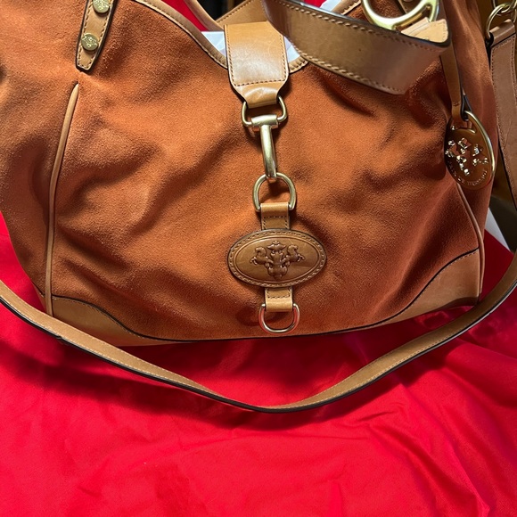 Prix De Dressage Suede and Leather Handbag - Picture 7 of 9